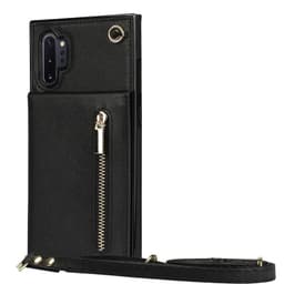 Zipper halskjede deksel Samsung Galaxy Note 10 Plus - Sort