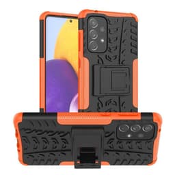 Stöttåligt skal med ställ Samsung Galaxy A73 5G - Orange