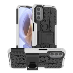 Stødbestandigt cover med stativ Motorola Moto G41 - Hvid