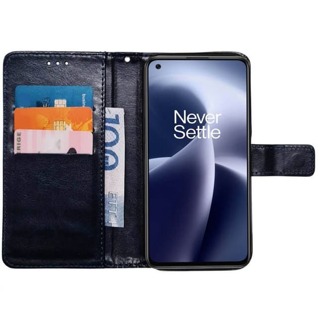 Mobilplånbok 3-kort OnePlus Nord 2T 5G - Mörkblå