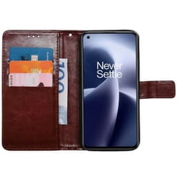 Lompakkokotelo 3-kortti OnePlus Nord 2T 5G - Ruskea