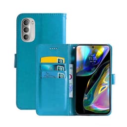 Lompakkokotelo 3-kortti Motorola Moto G82 5G - Vaaleansininen