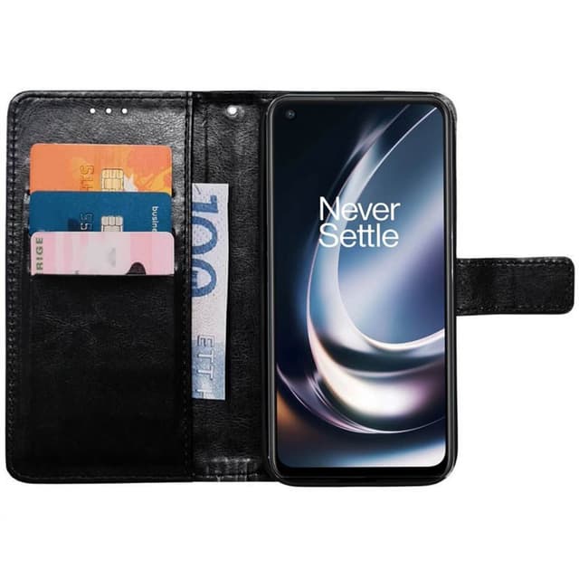 Lompakkokotelo 3-kortti OnePlus Nord CE 2 Lite 5G - Musta