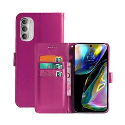 Wallet cover 3-kort Motorola Moto G82 5G - Lyserød