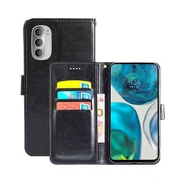 Mobil lommebok 3-kort Motorola Moto G52 - Sort