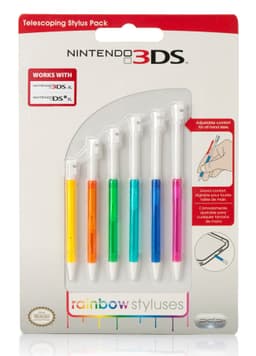 Nintendo 3DSXL Rainbow Stylus (6st)