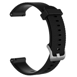 Kellonranneke yhteensopiva Polar Vantage M (22 mm) bracelet silicone Musta Musta