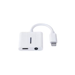 Lightning til 3,5 mm adapter til iPhone - lyd- og opladningsadapter