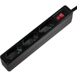 LogiLink LPS230B Stikdåse med afbryder 1 stk