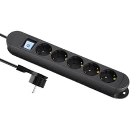 Maxtrack NV 57-3 L Förgreningsdosa med brytare Svart