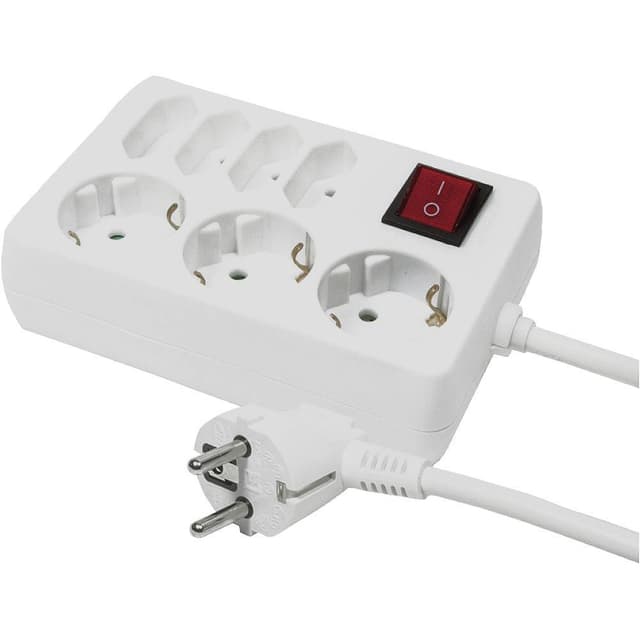 LogiLink LPS210 Stikdåse med afbryder 1 stk