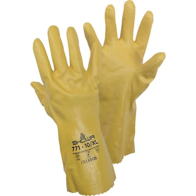 Bomullstrikå, Polyester, Nitril Kemikaliehandskar