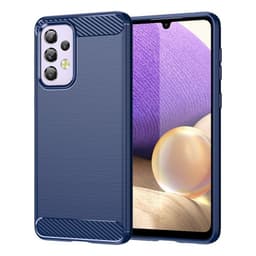 SKALO Samsung A33 5G Armor Carbon Stødsikker TPU-cover - Blå