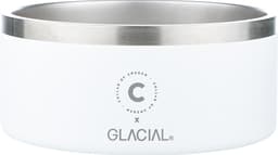 Glacial skål til kjæledyr GL2142600240 (matt hvit)