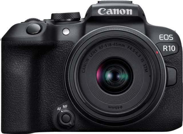 Canon EOS R10 spegellös kamera + RF-S 18-45mm IS STM-objektiv