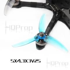 HQ Freestyle Prop 5x4.3x3V2S Blue (2CW+2CCW)