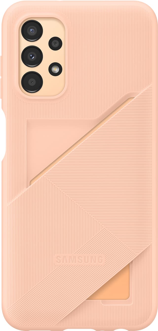 Samsung Galaxy A13 kortfodral (persika)