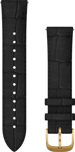 Garmin Quick Release læderrem til ur 20mm (sort)