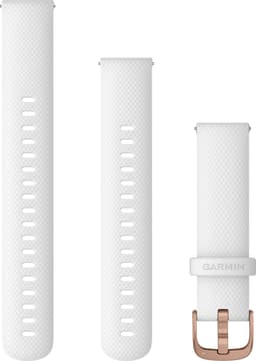 Garmin Quick Release klockrem i silikon 18mm (vit)