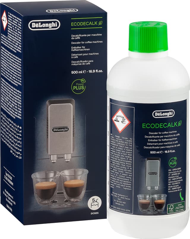 DeLonghi EcoDecalk avkalkning för kaffemaskiner DLSC500