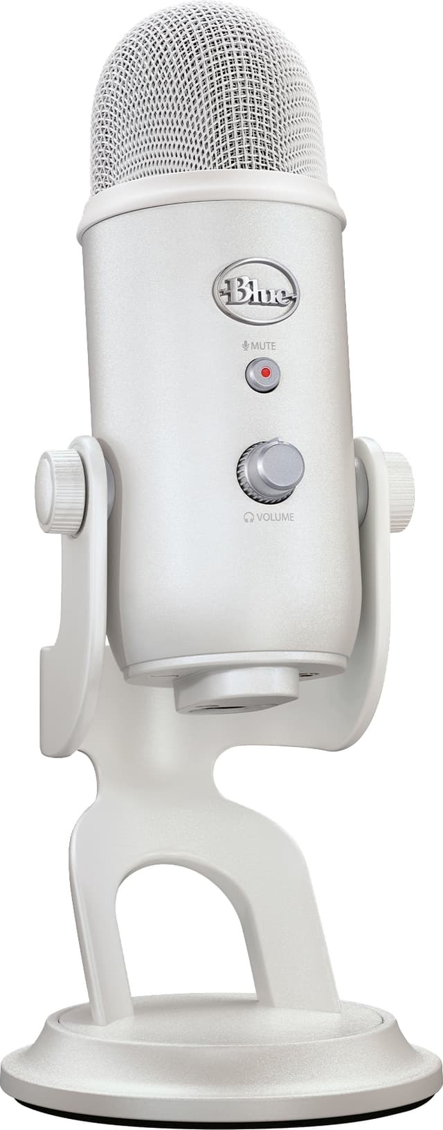 Blue Microphones Yeti USB-mikrofon (White Mist)