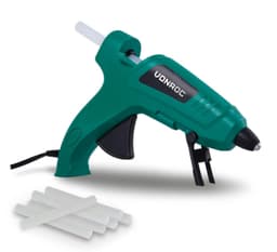 VONROC Limpistol - 70W - Elektrisk |  Anti-dryppe funktion | Inkl. limpatroner 8 stk.