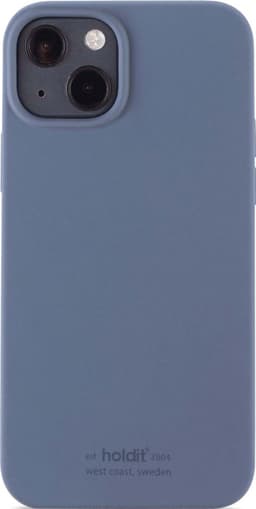Holdit silikoninen suojakuori  iPhone 13 (merensininen)