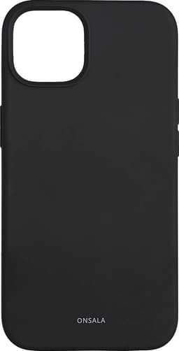 Onsala Silicone Magsafe suojakuori iPhone 13 (musta)