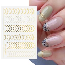 INF Line Nail Art Stickers 1 ark GS104 Gull