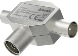 Hama coax 1-2 antennsplitter för TV