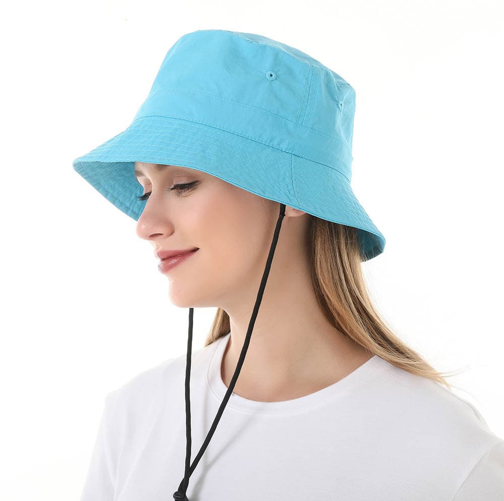 INF Bucket hat solhatt med UV-skydd Blå - Elgiganten