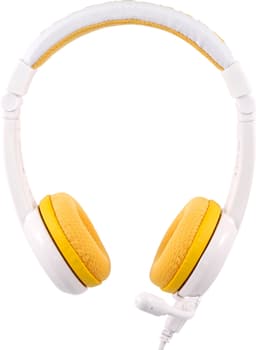 BuddyPhones School+ on ear-hörlurar (gula)