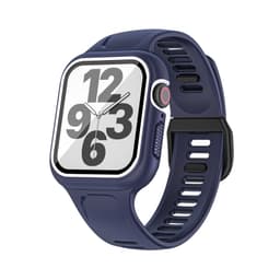 Vaihtoranneke näytönsuojalla Sininen Apple Watch 4-6 Gen 38/40 mm