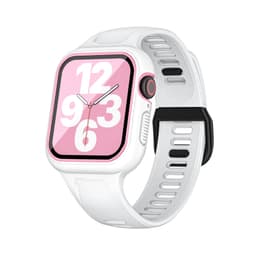 TPU-kellon hihnan vaihtohihnat Quick Release näytönsuojalla Monivärinen Apple Watch 4/5/6 40 mm