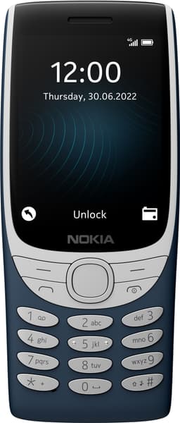 Nokia 8210 4G mobiltelefon (blå)