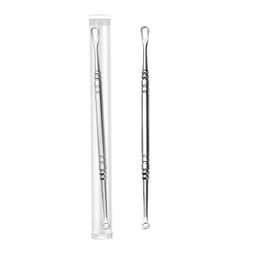 Blackhead Remover Eye Loop og Flat Loop Sølv