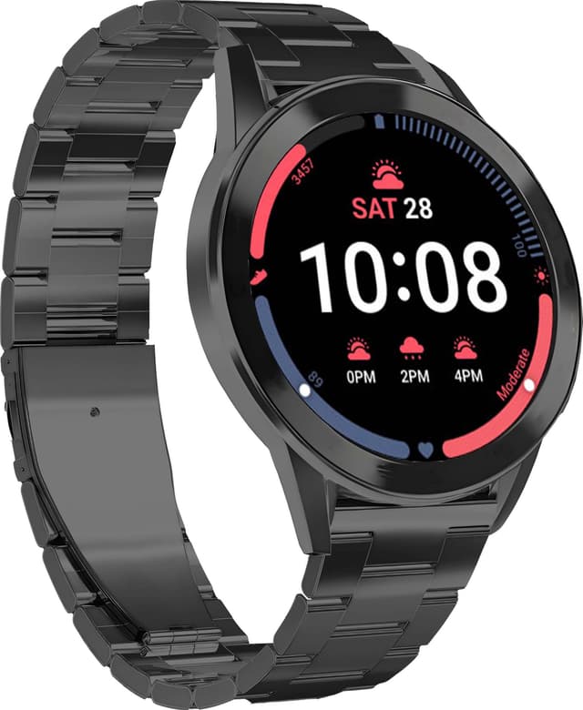 Puro klokkereim til Samsung Galaxy Watch 6/4/4 Classic (sort)