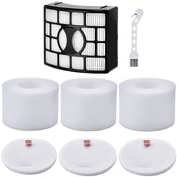 Erstatningsfilter 8 deler Flerfarget Shark NV601UK/NV601UKT/NV600UK/NV600/NV601/NV700UK/NV700UKT