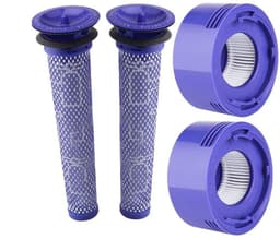 Esi- ja jälkisuodatin Dyson V7 / 8 4-pack Blueille