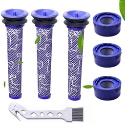 Filter kompatibla med Dyson V7/8 7 delar Blå
