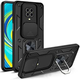 Magnetisk mobiltelefondeksel med stativ Ekstra slagfast Sort Redmi Note 9S/Note 9 Pro