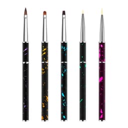 Nail Art børster 5-delt