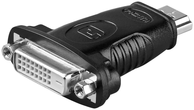 Goobay HDMI™/DVI-D-adapter, nikkelbelagt