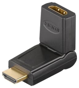 Goobay HDMIâ„¢-adapter 180°, gullbelagt