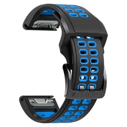 Kellon rannekoru Musta sininen Garmin Fenix7/6/5