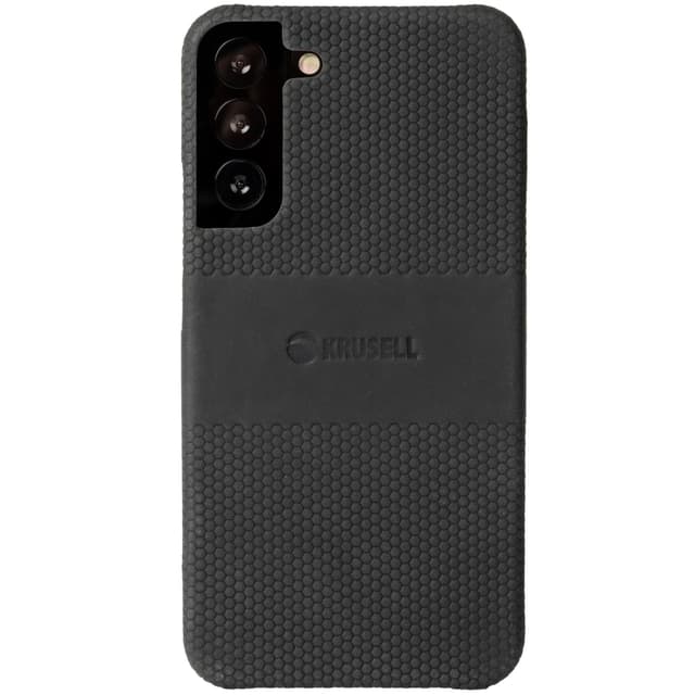 Leather Cover Galaxy S22+ Svart
