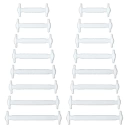 Snørefri elastiske snørebånd hvid