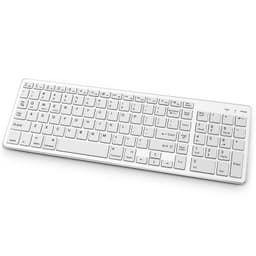 Trådløst tastatur med Bluetooth - Hvid