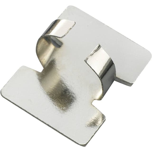 TRU COMPONENTS 543619 Fästklämma självhäftande Silver 1