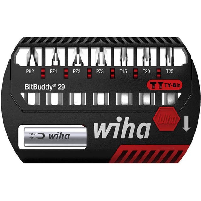 Wiha 42137 42137 Bit-Set 8 delar Stjärnspår Phillips,